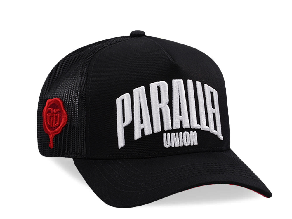 Parallel Union Stamp Black Edition Trucker Snapback Hat