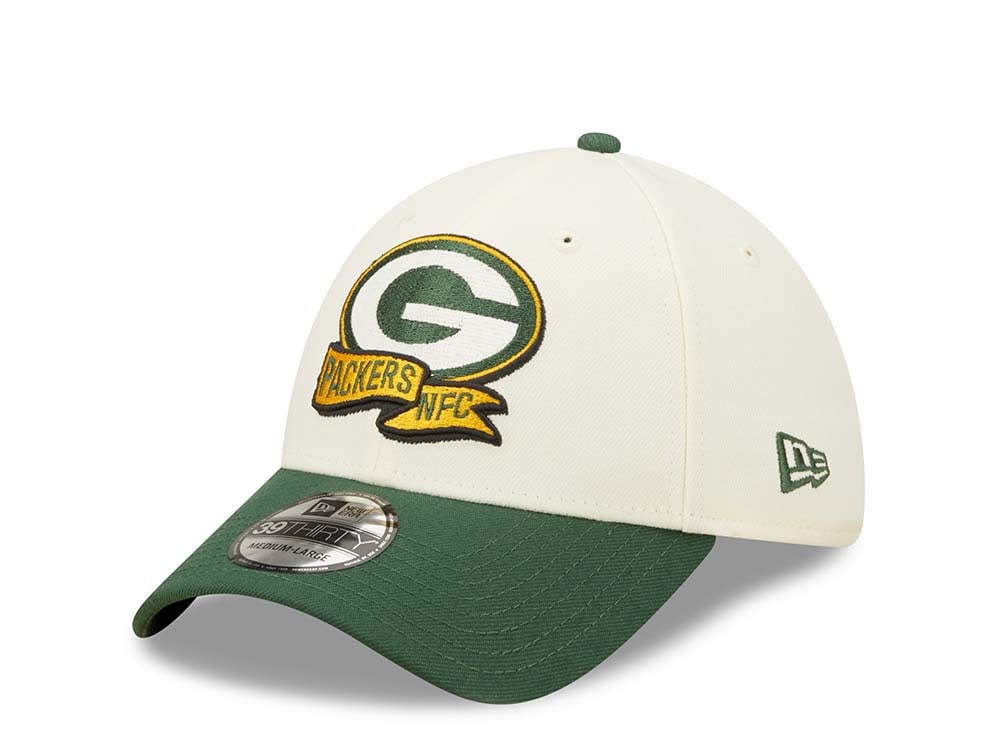 New Era Green Bay Packers NFL Sideline 2022 39Thirty Stretch Hat