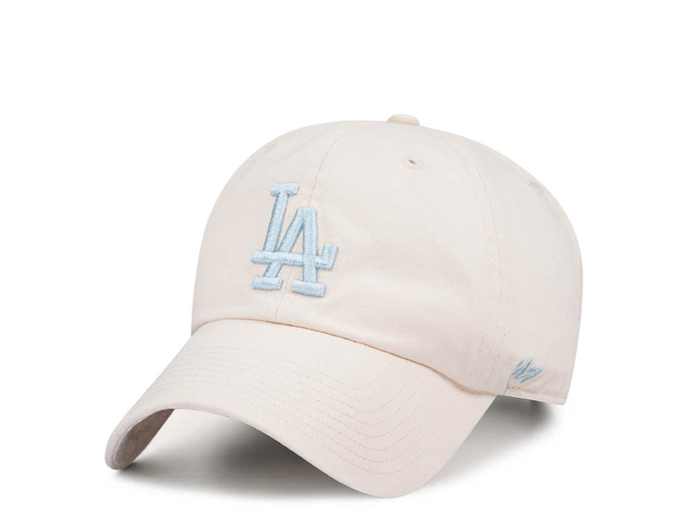 47Brand Los Angeles Dodgers Natural Clean Up Strapback Hat  display picture 1