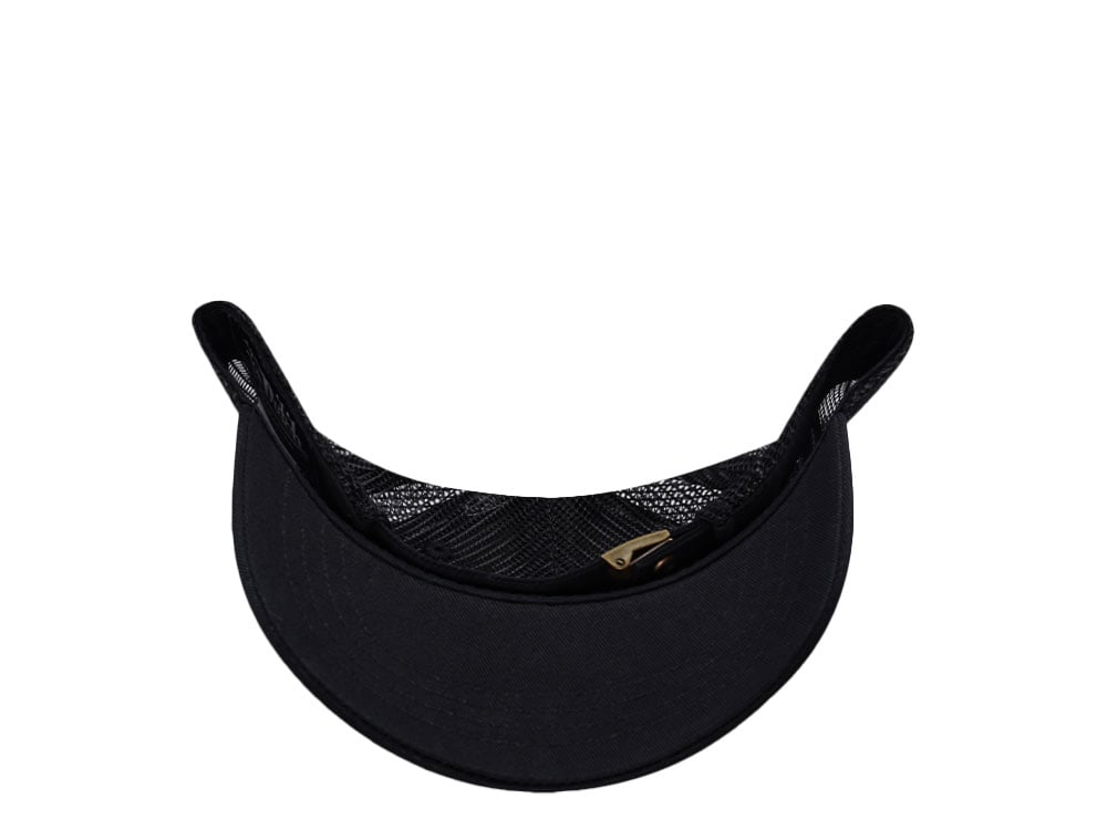 Von Dutch Oval Patch Black Edition Trucker Kids Strapback Hat