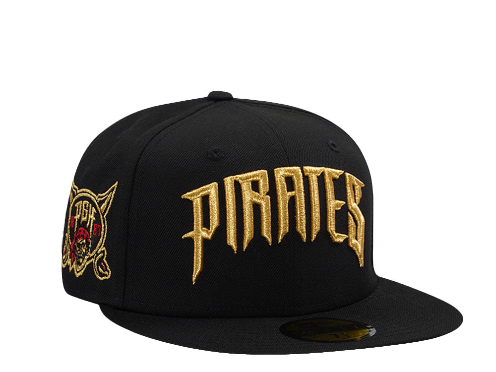 New Era Pittsburgh Pirates National League Debut 1887 Black Prime Edition 59Fifty Fitted Hat