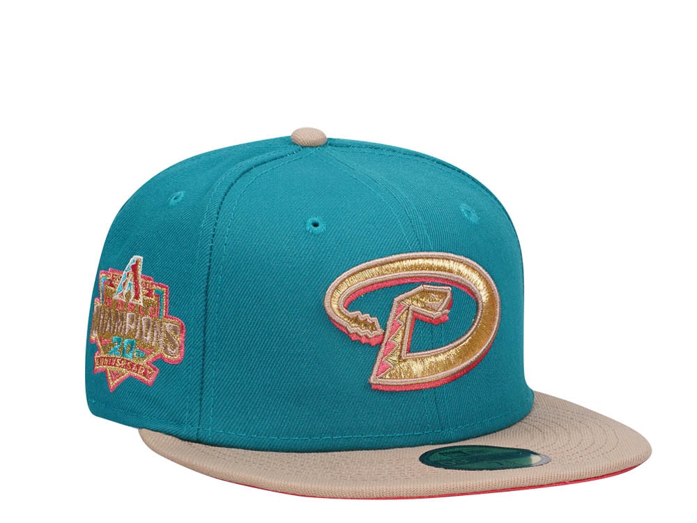 New Era Arizona Diamondbacks 20th Anniversary Pink Desert Two Tone Prime Edition 59Fifty Fitted Hat