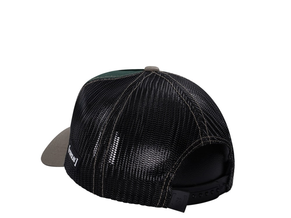 Capslab Disney Rapetou Green Grey Trucker Snapback Hat
