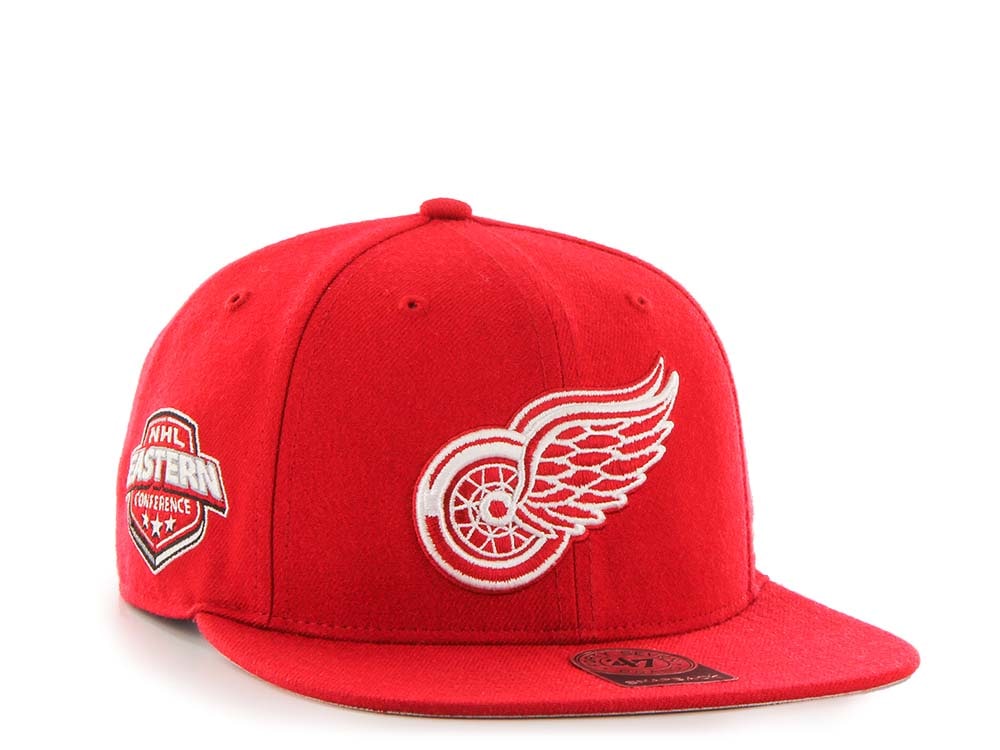 47Brand Detroit Red Wings Sure Shot Captain Snapback Hat