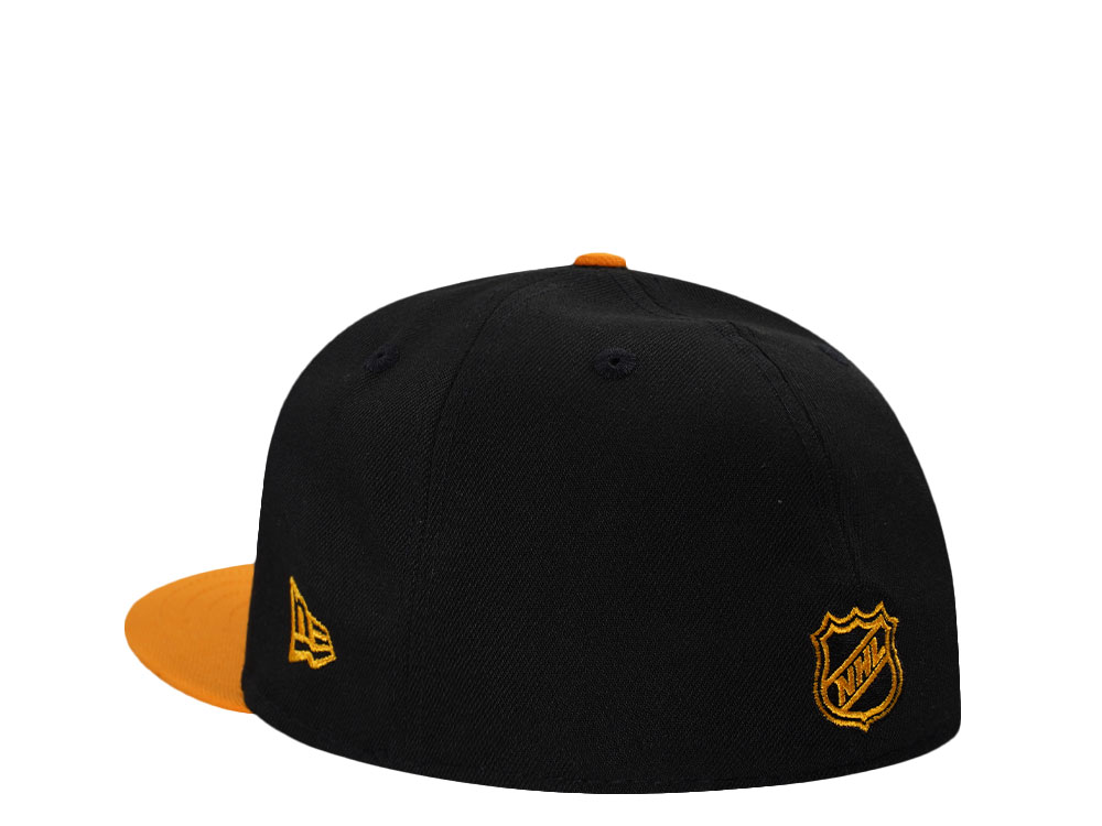 New Era Pittsburgh Penguins 25th Anniversary Metallic Black Two Tone Edition 59Fifty Fitted Hat
