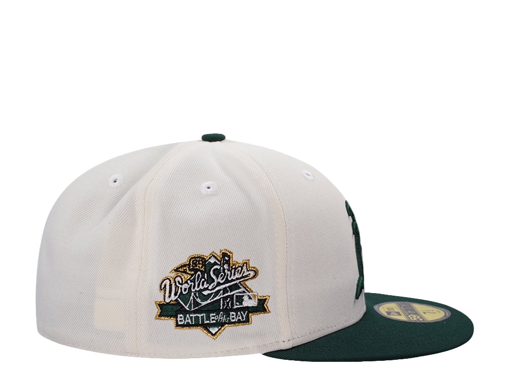 New Era Oakland Athletics World Series 1989 Chrome Two Tone Edition 59Fifty Fitted Hat