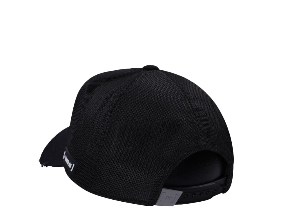 Capslab Tom & Jerry Black Trucker Snapback Hat