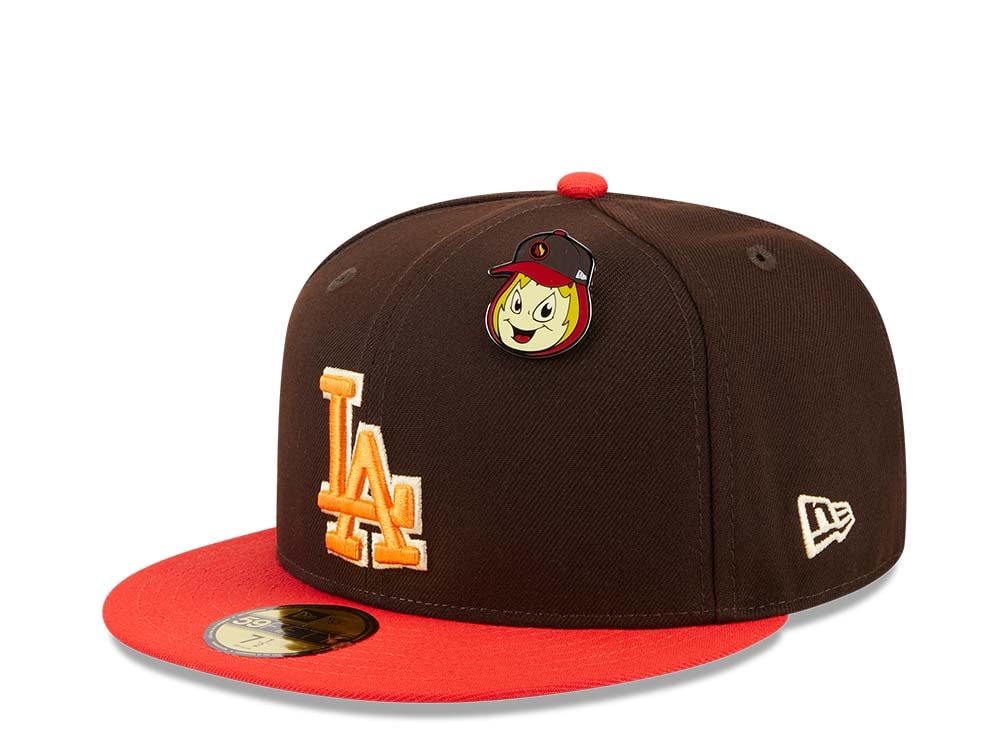 New Era Los Angeles Dodgers The Elements Brown Two Tone Edition 59Fifty Fitted Hat