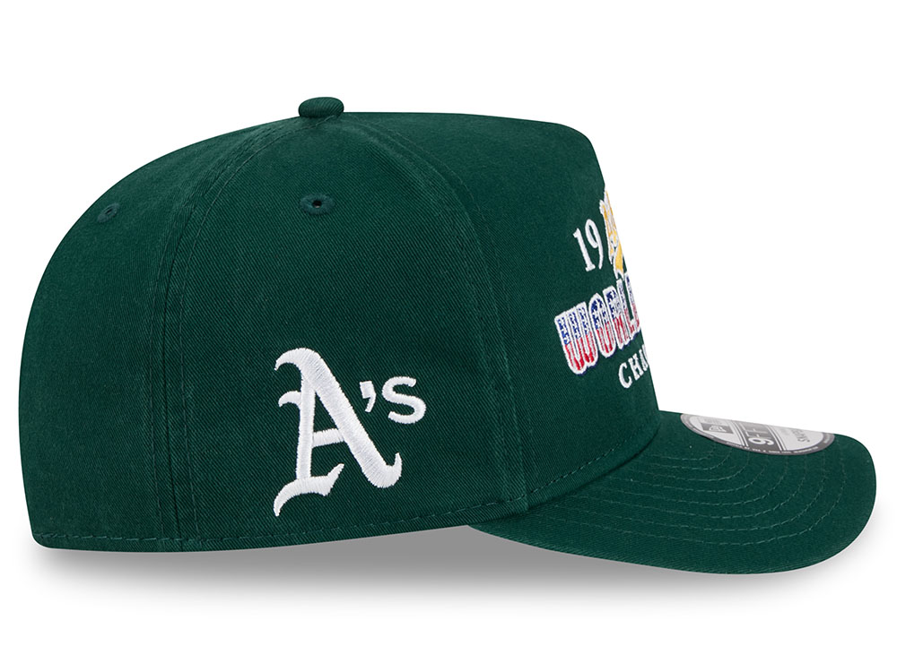 New Era Oakland Athletics World Series Champions 1989 Historic Green Edition 9Fifty A Frame Snapback Hat