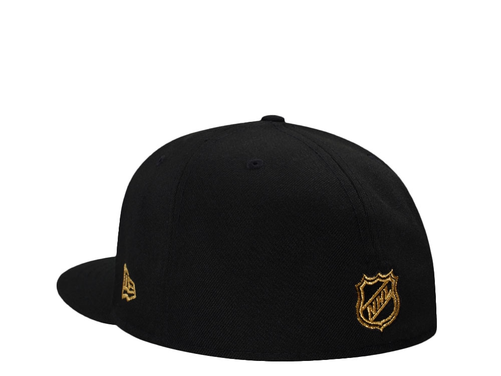 New Era Anaheim Ducks Stanley Cup 10th Anniversary Black Prime Edition 59Fifty Fitted Hat