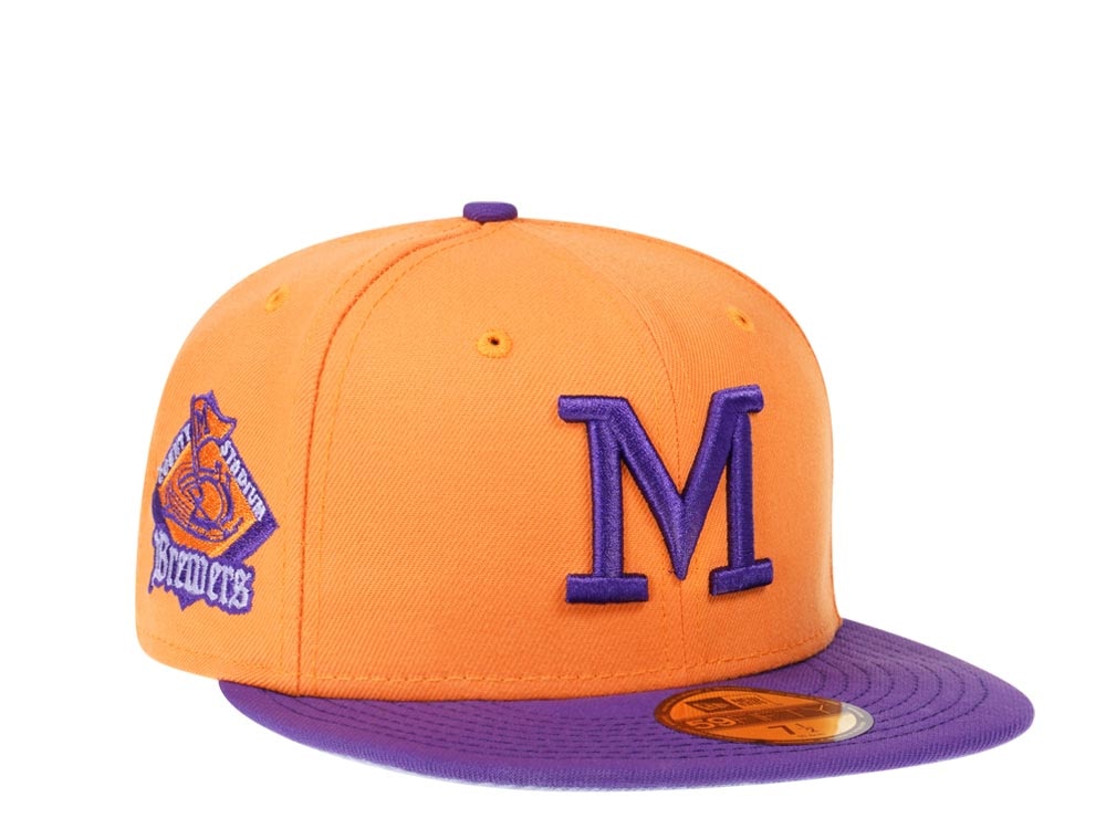 New Era Milwaukee Brewers County Stadium Two Tone Prime Edition 59Fifty Fitted Hat