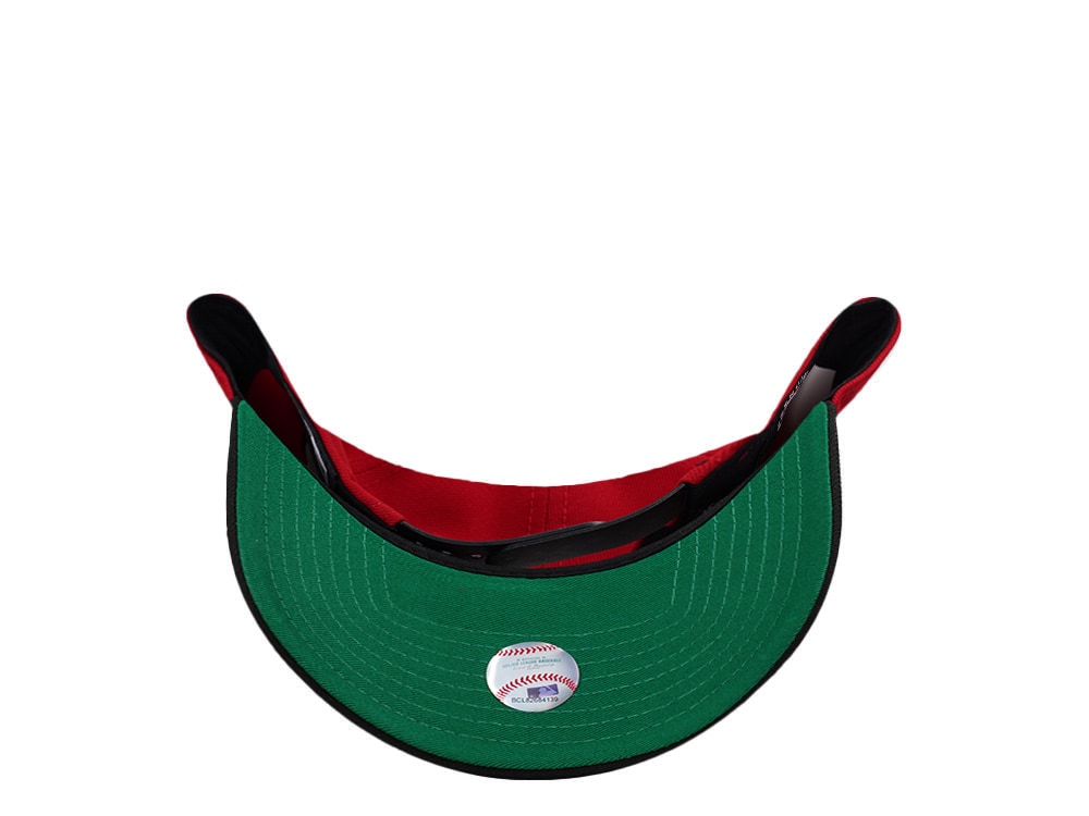 New Era New York Mets Subway Series Scarlet Two Tone Edition 9Forty A Frame Snapback Hat