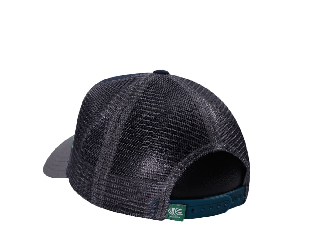 Djinns Live Slow Die Old Sloth Coastal Trucker Snapback Hat