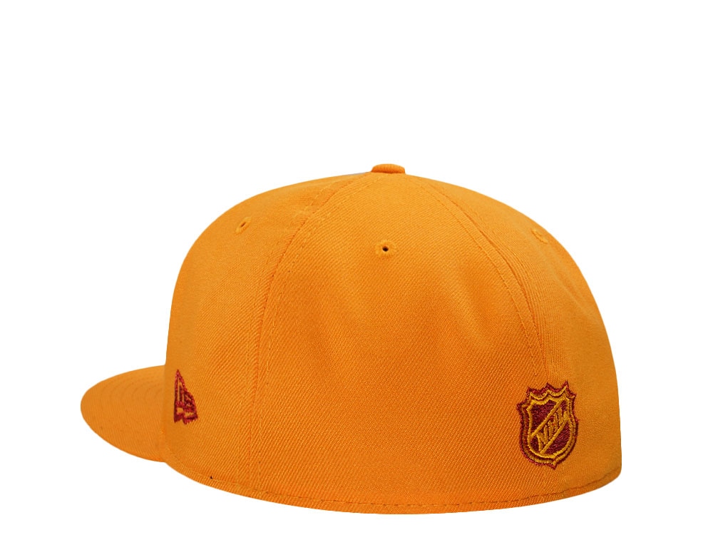 New Era Calgary Flames 10th Anniversary Gold Throwback Edition 59Fifty Fitted Hat