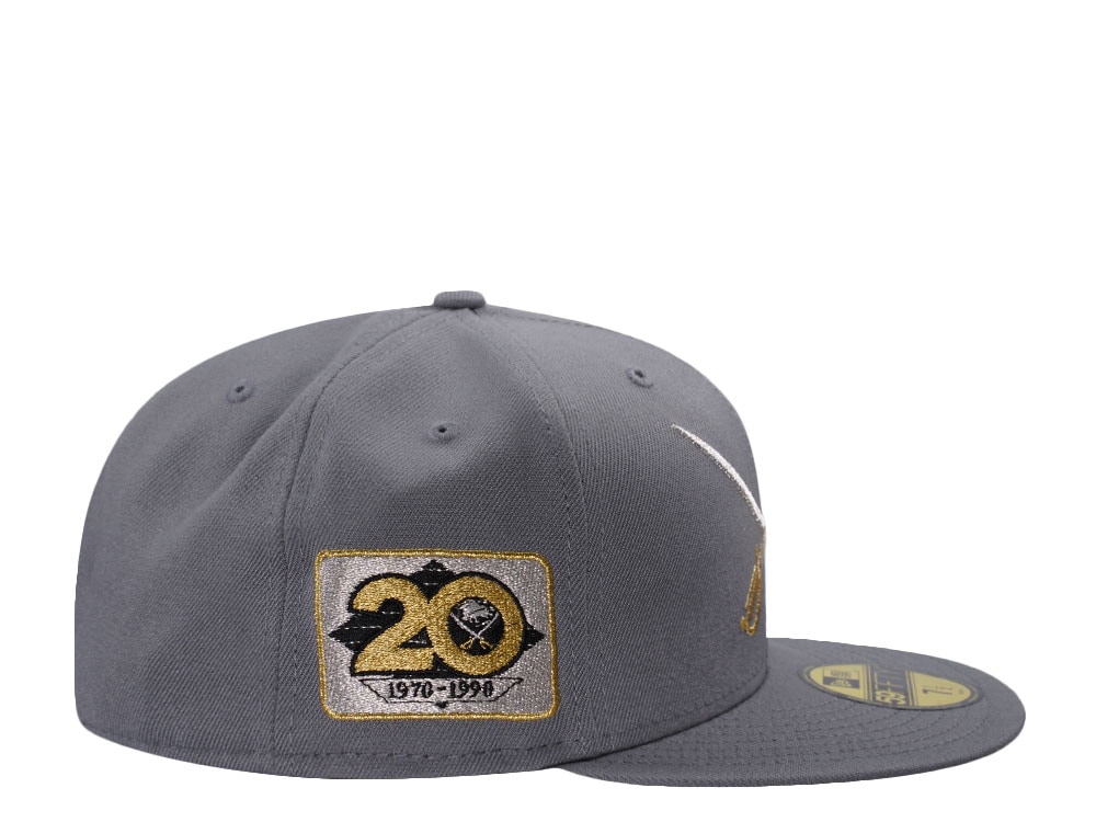 New Era Buffalo Sabres 20th Anniversary Gray Prime Edition 59Fifty Fitted Hat