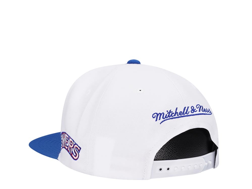 Mitchell & Ness Philadelphia 76ers Logo Blur Hardwood Classic Snapback Hat