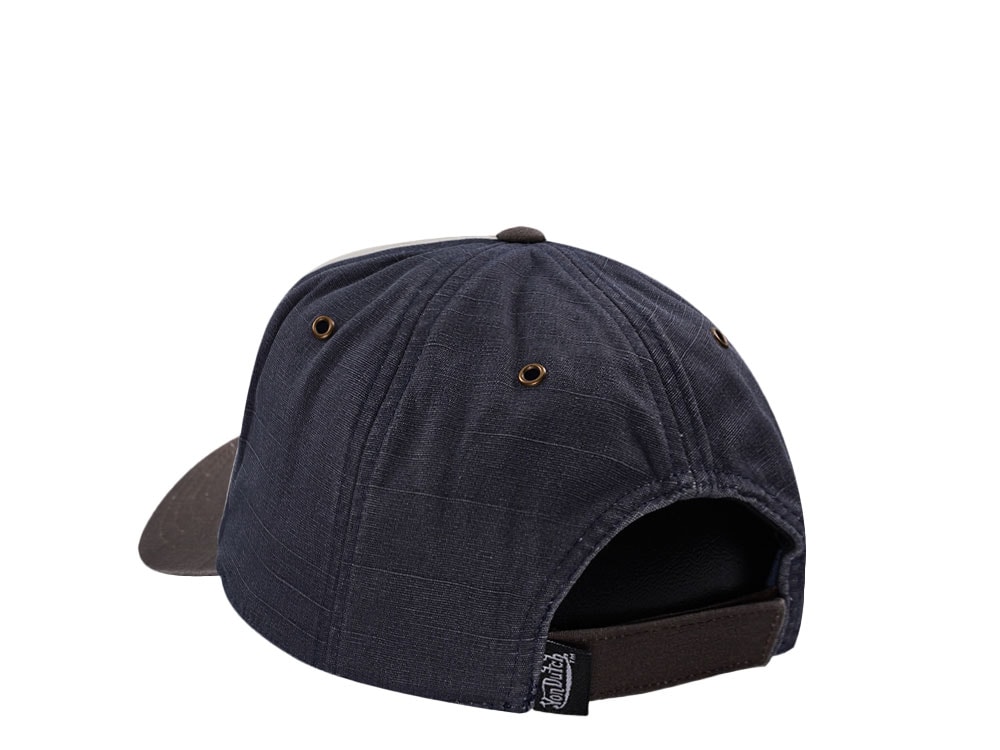 Von Dutch Oval Patch Distressed Vintage Strapback Hat