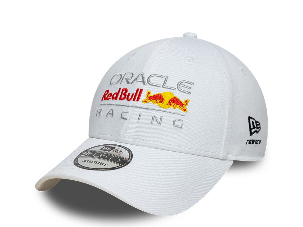 New Era Red Bull Racing Pure White 9Forty Strapback Hat