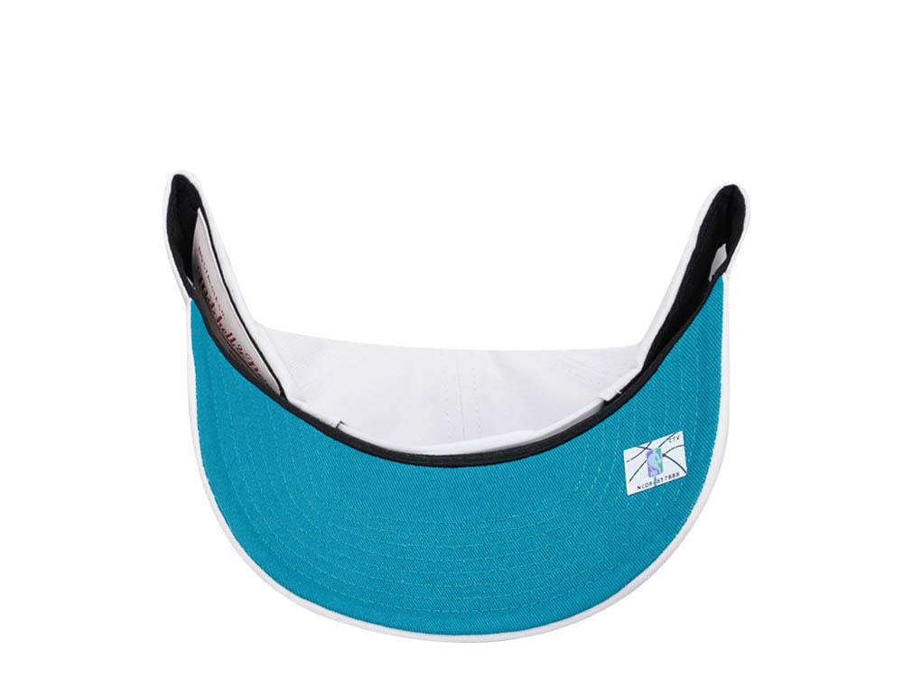 Mitchell & Ness Charlotte Hornets All in Pro White Snapback Hat