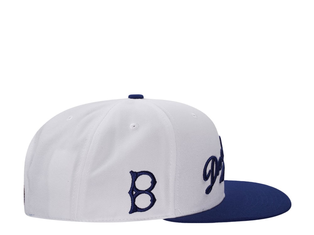 Nike Brooklyn Dodgers Cooperstown Dri-Fit White Edition Snapback Hat
