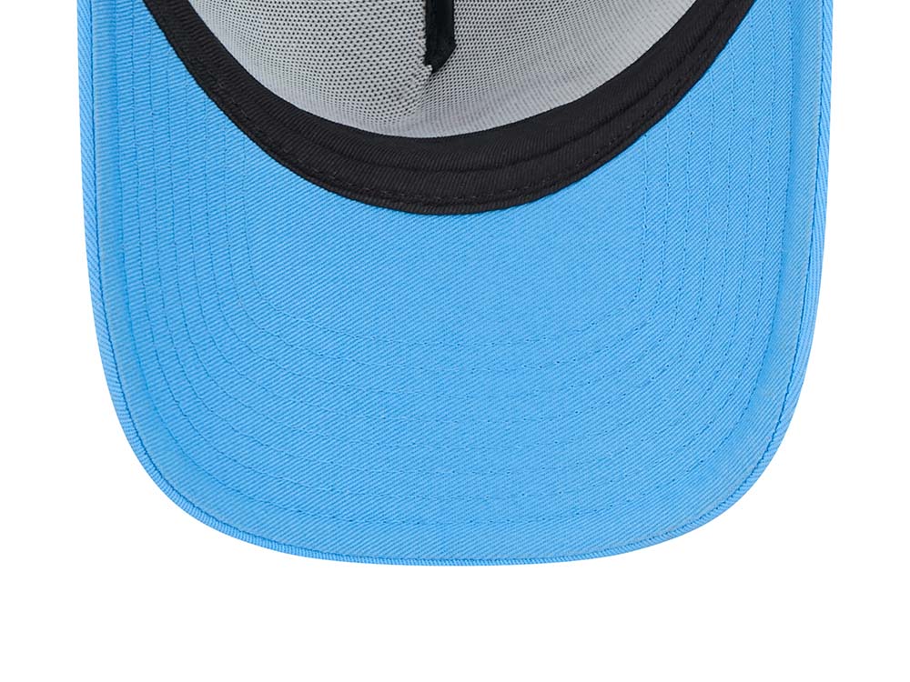 New Era Houston Oilers Sideline 2024 9Forty A Frame Trucker Snapback Hat
