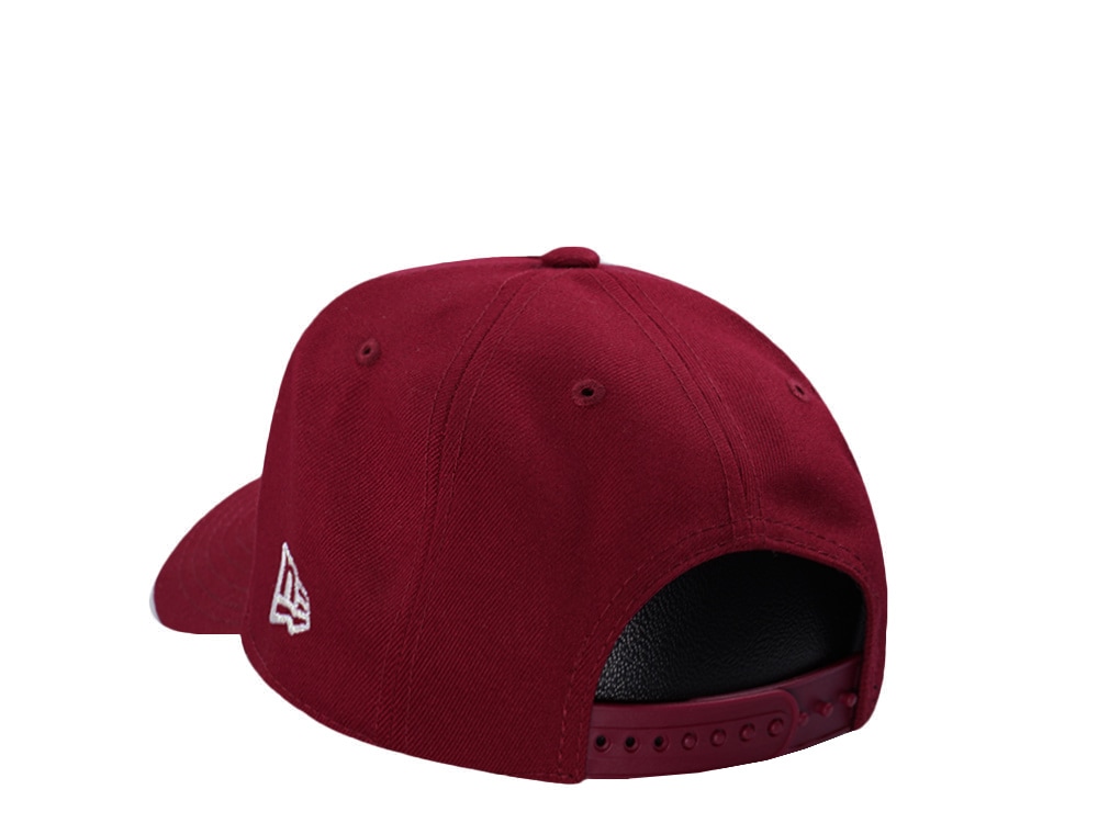 New Era Anaheim Angels 35th Anniversary Cupids Cardinal Red Prime Edition 9Forty A Frame Snapback Hat