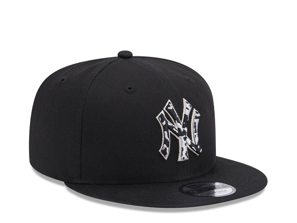 New Era New York Yankees Seasonal Infill Black Edition 9Fifty Snapback Hat