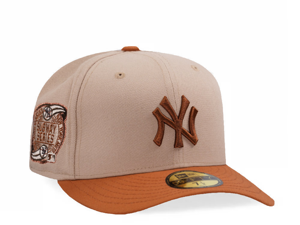 New Era New York Yankees Subway Series Pumpkin Spice Edition Pre Curved 59Fifty Fitted Hat