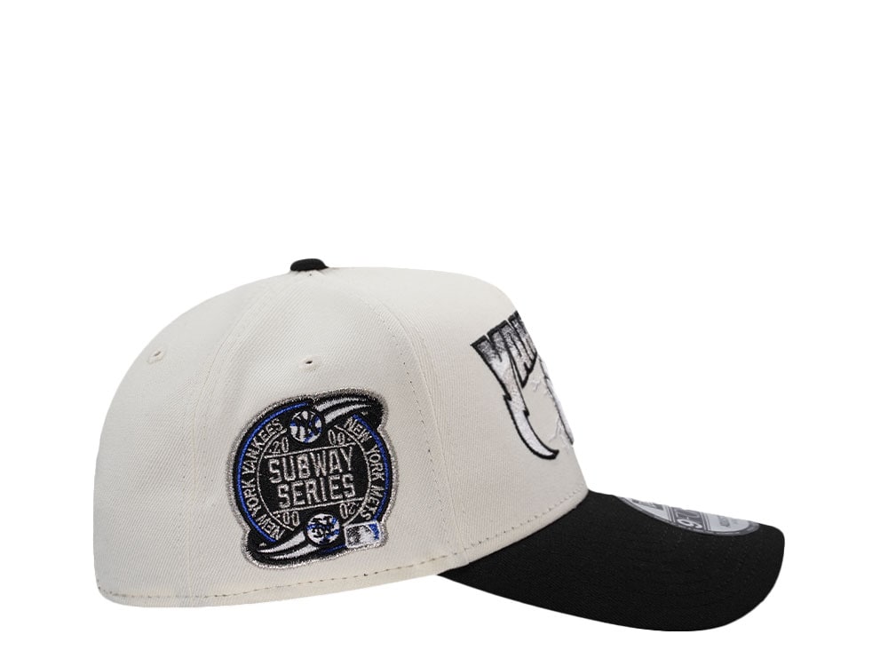 New Era New York Yankees Subway Series 2000 Chrome Two Tone Edition 9Forty A Frame Snapback Hat