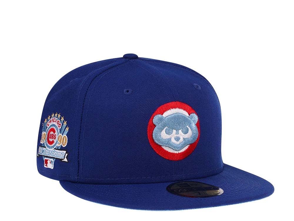 New Era Chicago Cubs All Star Game 1990 Glacier Blue Edition 59Fifty Fitted Hat