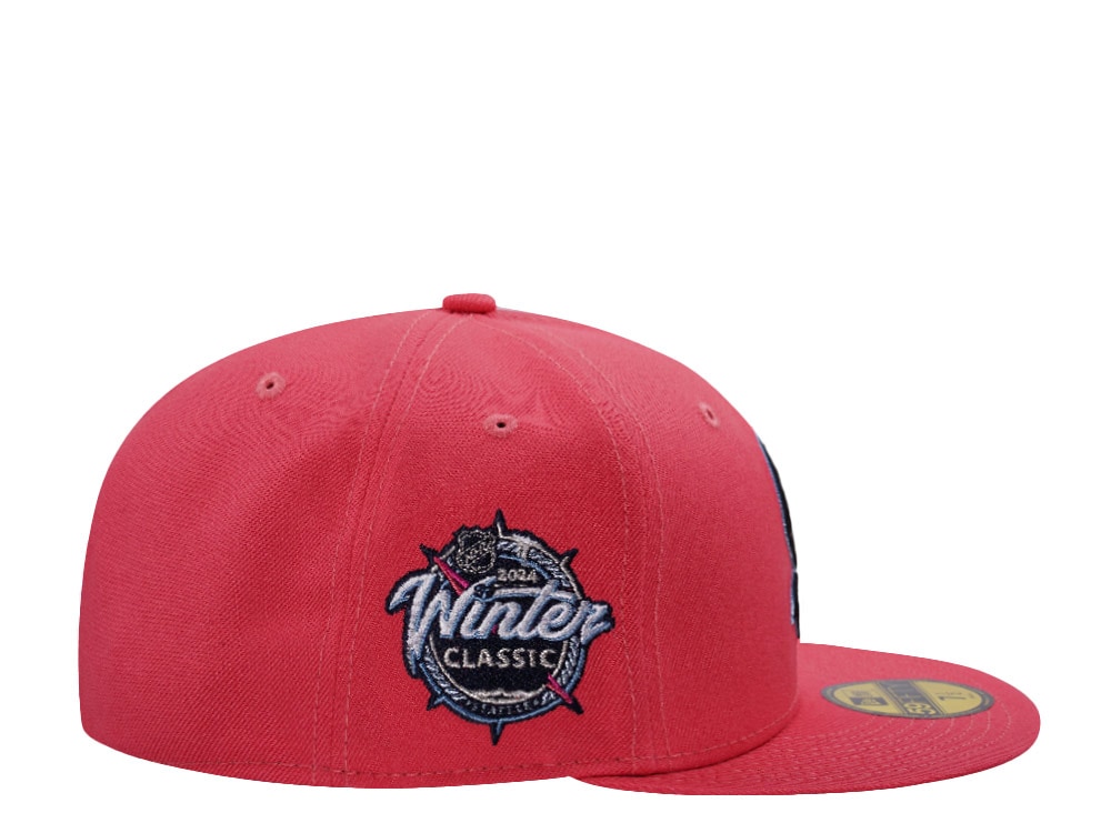 New Era Seattle Kraken Winter Classic Coral Prime Edition 59Fifty Fitted Hat