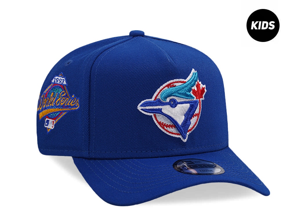 New Era Toronto Blue Jays Word Series 1993 Blue Prime Edition Kids 9Forty A Frame Snapback Hat