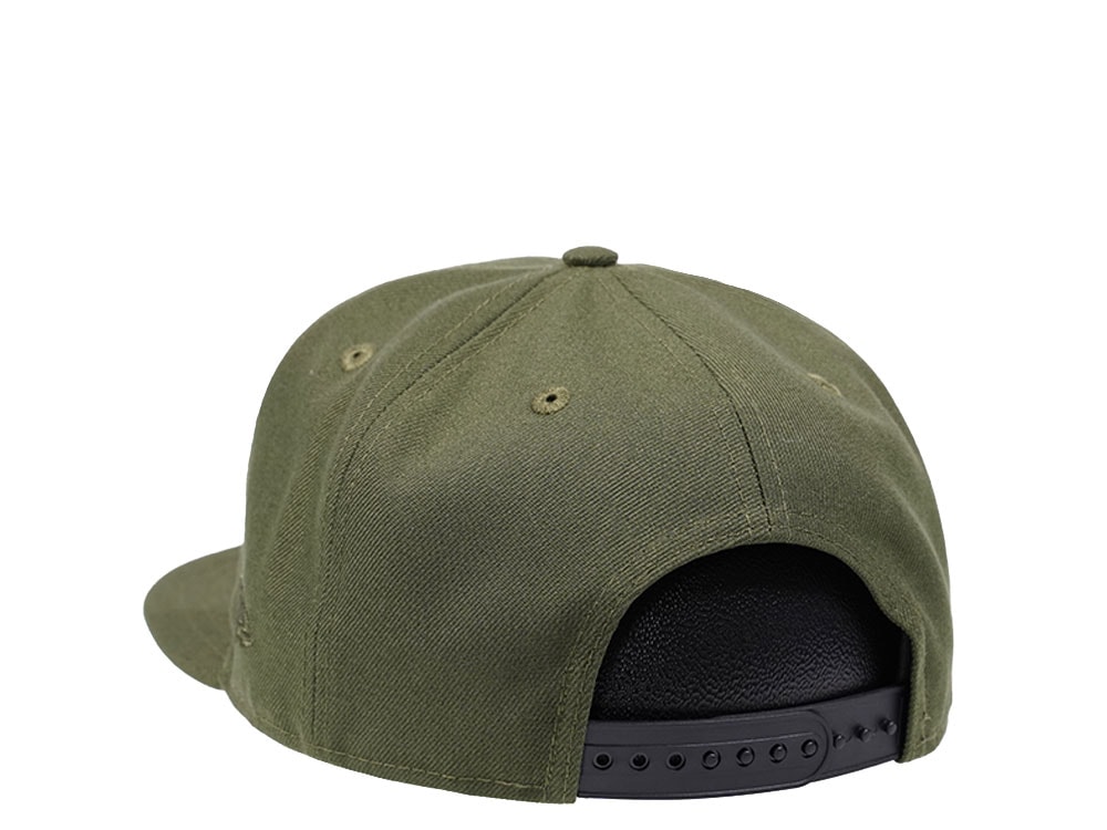 New Era Chicago Bulls Rifle Green Edition 9Fifty Snapback Hat