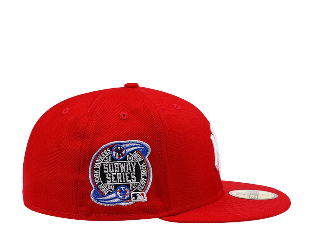 New Era New York Yankees Subway Series 2000 Red and Pink Edition 59Fifty Fitted Hat