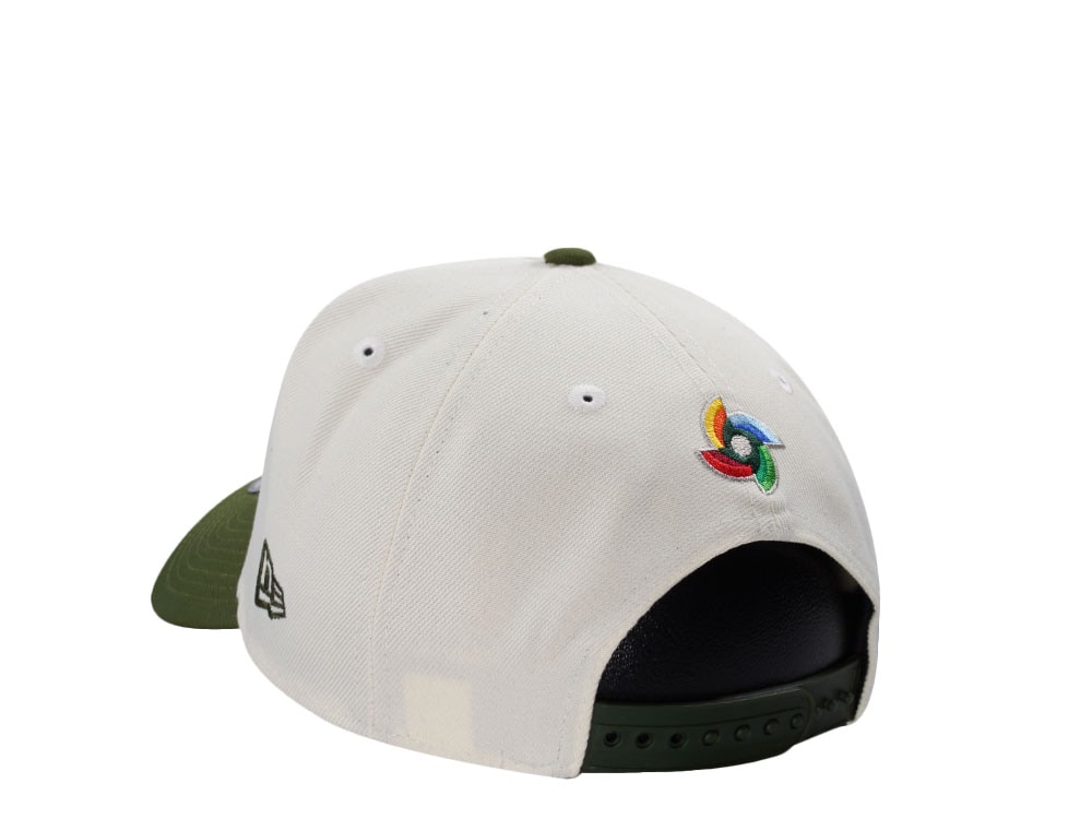 New Era Mexico World Baseball Classic Mexico Chrome Two Tone Edition 9Forty A Frame Snapback Hat