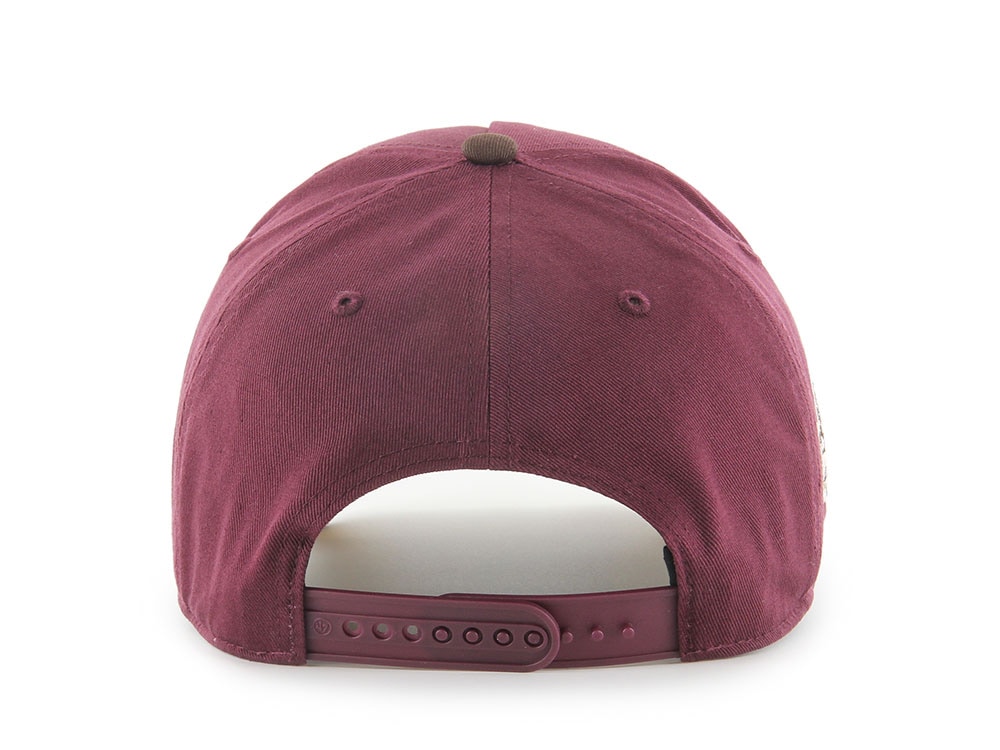 47Brand Los Angeles Dodgers Cooperstown Dark Maroon Edition MVP Snapback Hat
