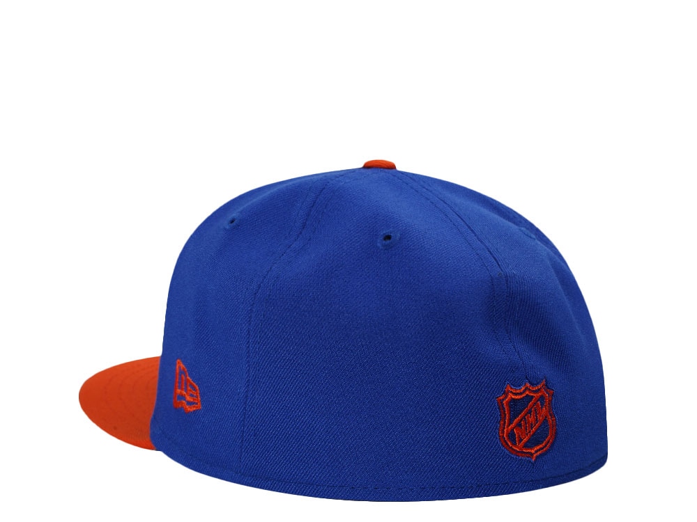 New Era Edmonton Oilers Heritage Classic 2016 Blue Two Tone Edition 59Fifty Fitted Hat
