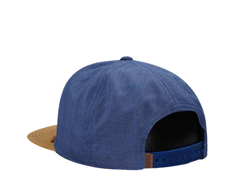 Djinns 2015 Linen Navy 6 Panel Snapback Hat