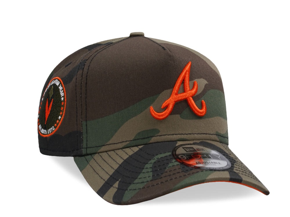 New Era Atlanta Braves All Star Year Camo Edition 9Forty A Frame Snapback Hat