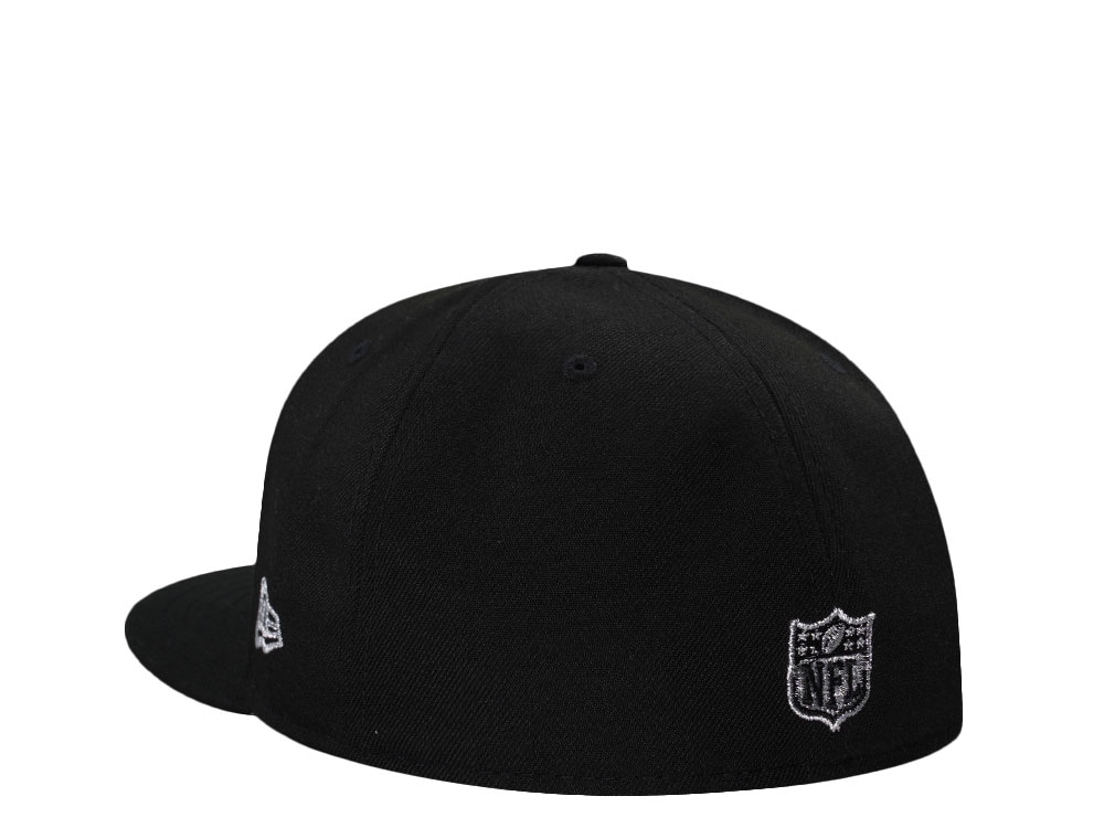 New Era Las Vegas Raiders Super Bowl Champions Black Prime Edition 59Fifty Fitted Hat