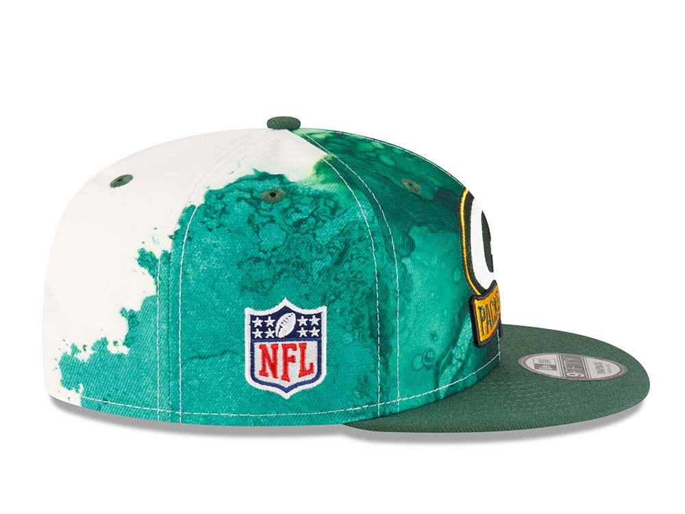 New Era Green Bay Packers Ink NFL Sideline 2022 9Fifty Snapback Hat