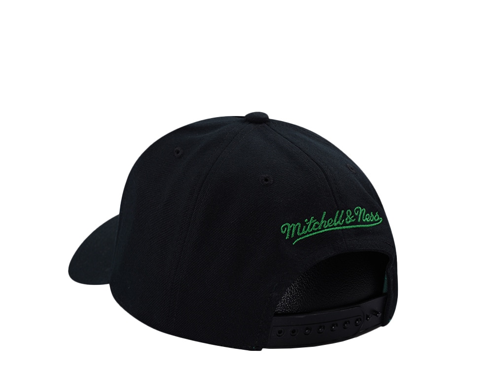 Mitchell & Ness Boston Celtics 404 Club Camo Black Edition Pro Pinch Fit Snapback Hat