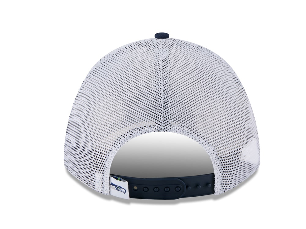 New Era Seattle Seahawks Official Team Color Edition 9Forty M Crown A Frame Trucker Snapback Hat