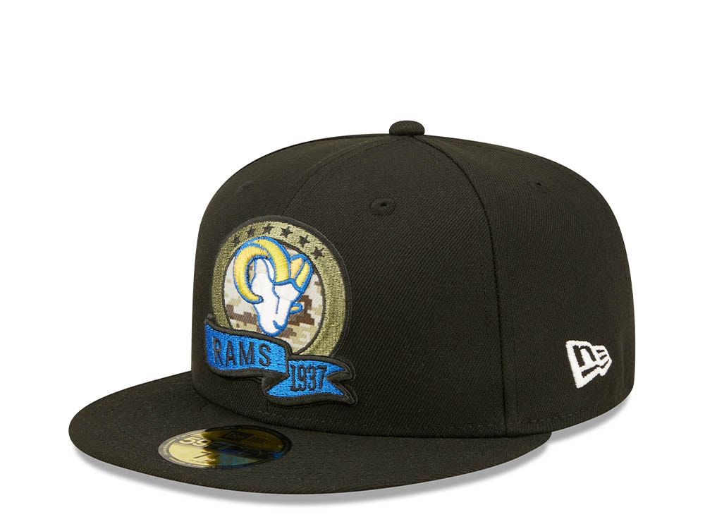 New Era Los Angeles Rams Salute to Service 2022 Fitted 59Fifty Hat