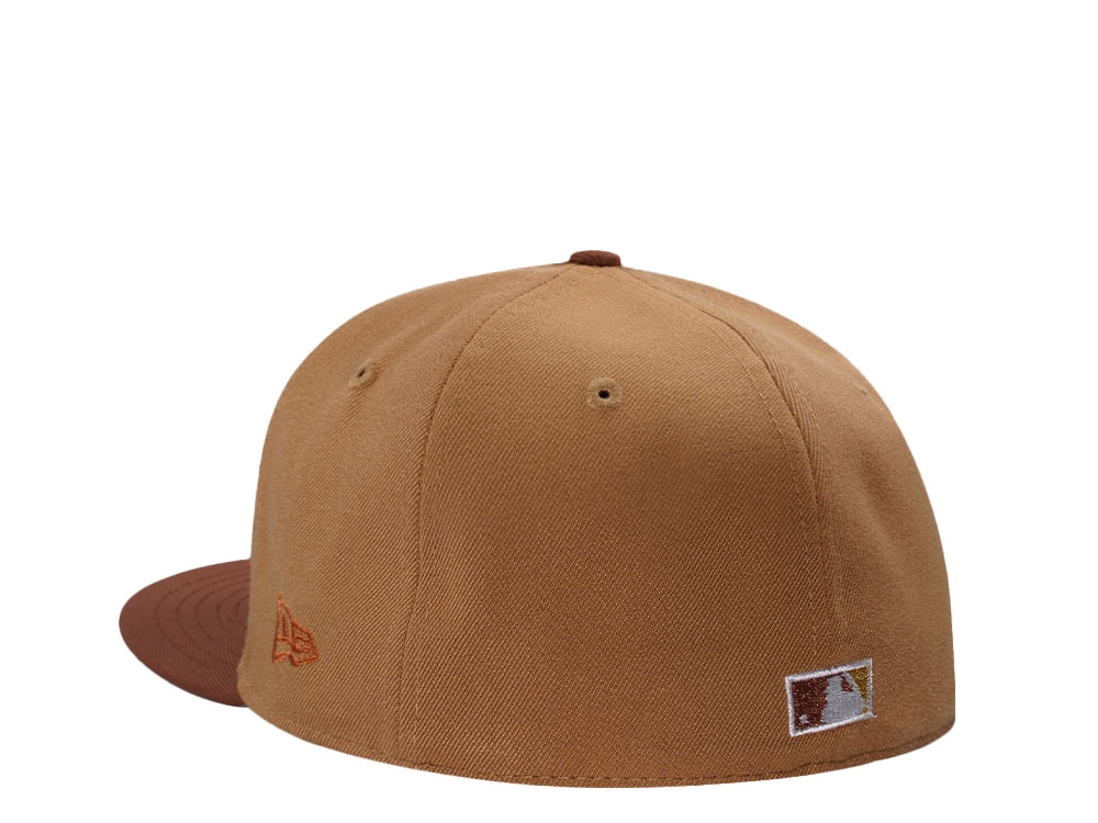 New Era Houston Astros Inaugural Season 2000 Wheat Two Tone Edition 59Fifty Fitted Hat