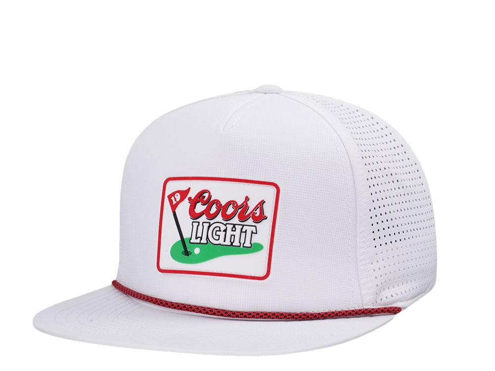 American Needle Coors Buxton Pro White Trucker Snapback Hat
