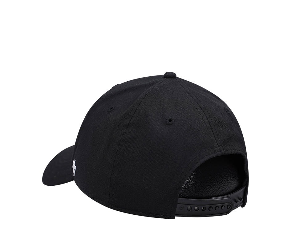 47Brand Los Angeles Dodgers Black Raised Basic MVP Snapback Hat