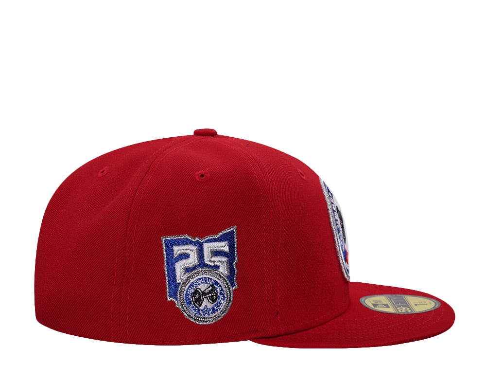New Era Columbus Blue Jackets 20th Anniversary Scarlet Prime Edition 59Fifty Fitted Hat