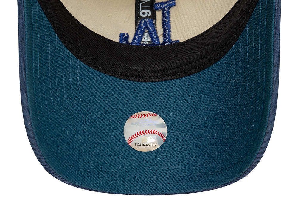 New Era Los Angeles Dodgers Block Corduroy White 9Twenty Strapback Hat