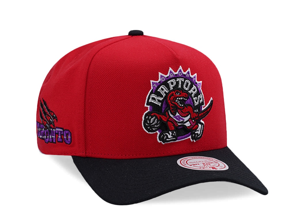 Mitchell & Ness Toronto Raptors NBA In The City Red Edition Pro Pinch Fit Snapback Hat